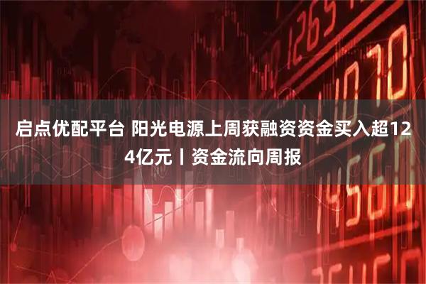 启点优配平台 阳光电源上周获融资资金买入超124亿元丨资金流向周报